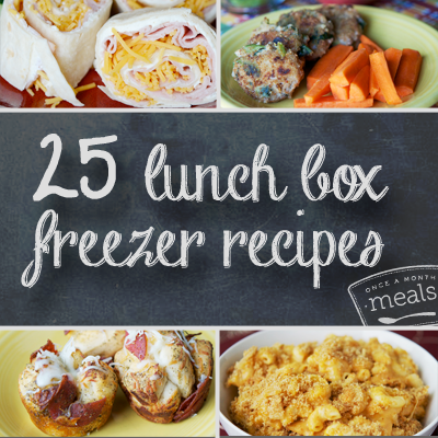 25 lunch box freezer recipes