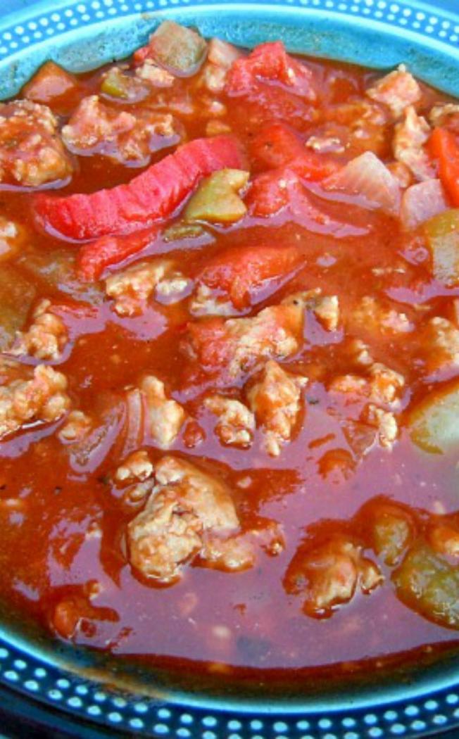 Instant Pot Hearty Italian Sausage Stew Dinner Version Once A Month