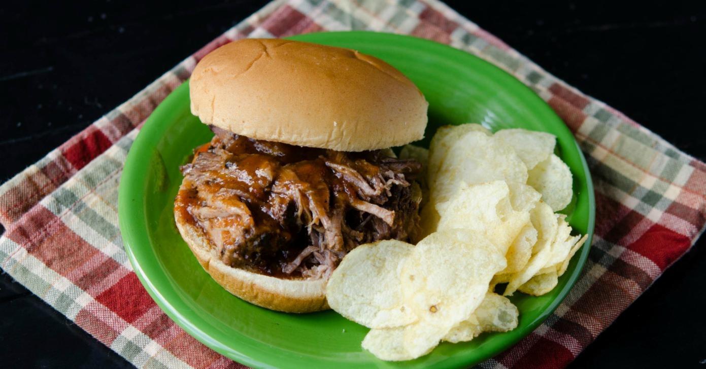 Slow Cooker BBQ Beef Sandwiches Ready to Eat Dinner Once A Month Meals