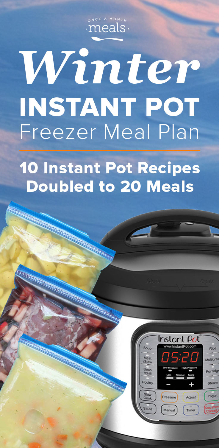 Winter Instant Pot Dump and Go Mini Menu Vol. 1 | Once A Month Meals