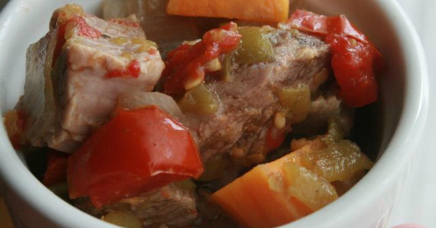 Instant Pot Mexican Pork and Sweet Potato Stew - Dump and Go Dinner | Once A Month Meals