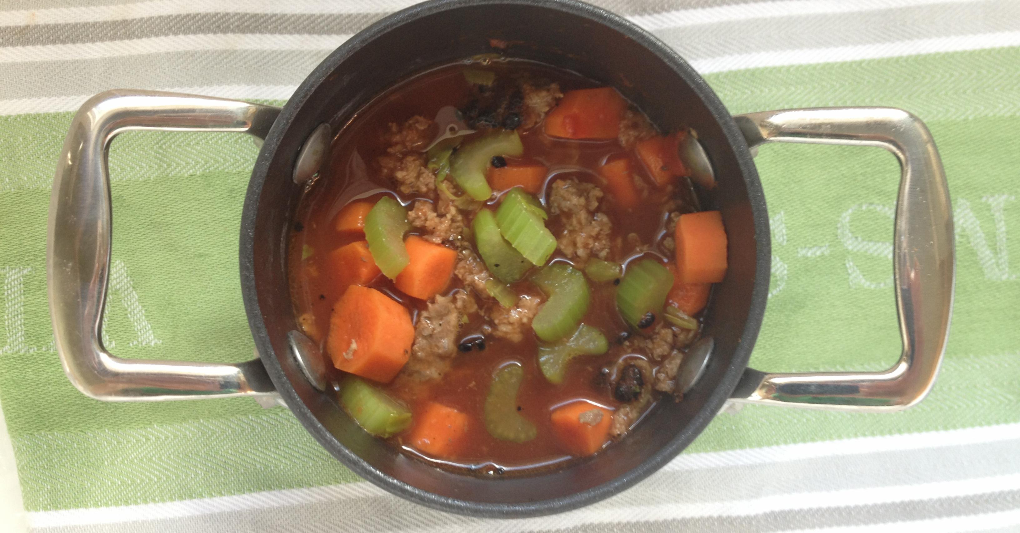 Instant Pot Hearty Paleo Vegetable Soup - Ready to Eat Dinner | Once A Month Meals