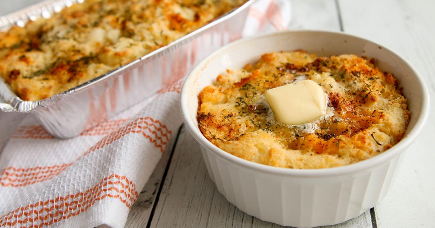 Lightened Up Mashed Potatoes - Ready to Eat | Once A Month Meals