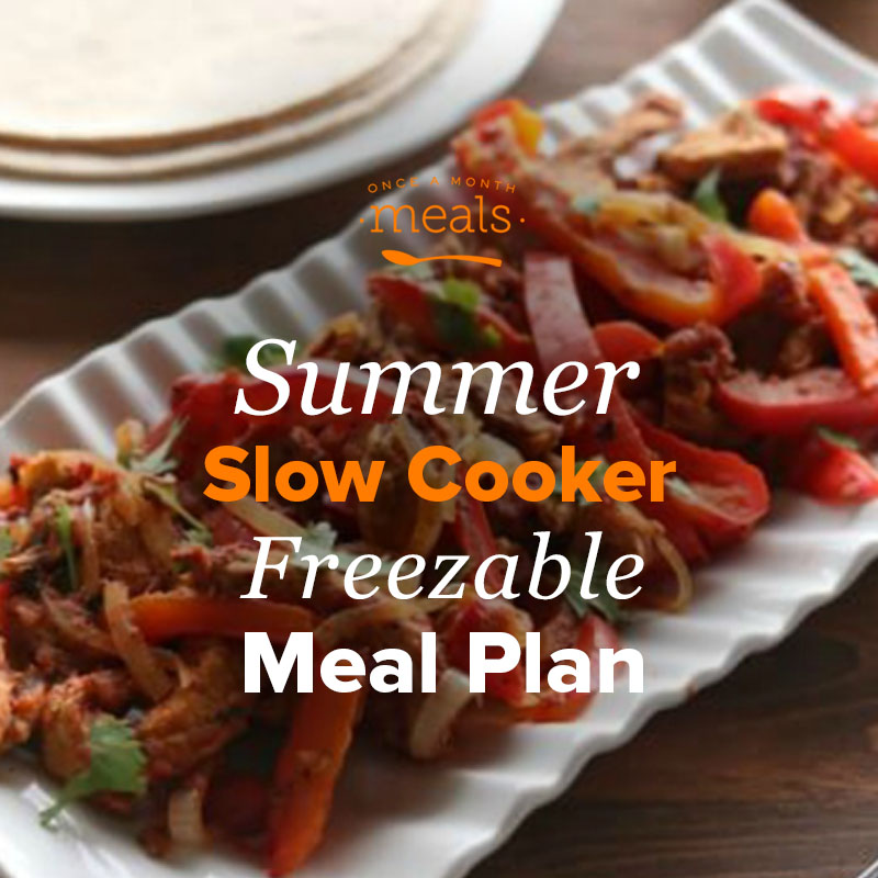 Summer Slow Cooker Dump and Go Mini Freezer Meal Plan Vol. 3 | Once A ...