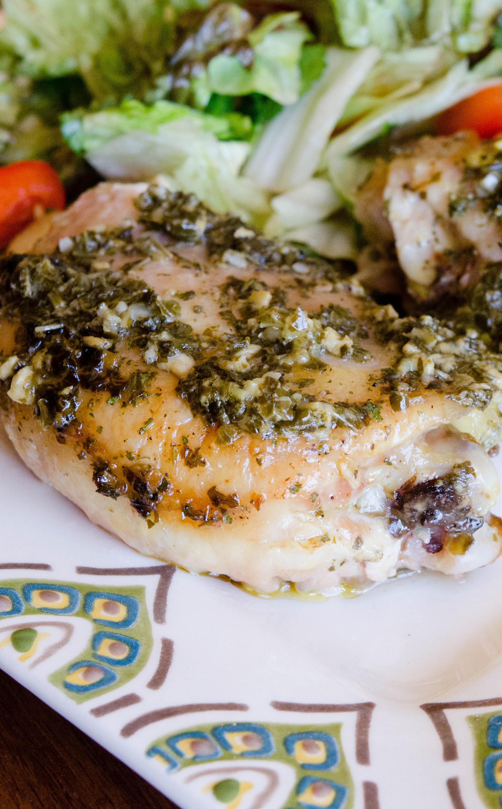 Gluten Free Dairy Free Pesto Ranch Chicken Ready to Eat Dinner Once