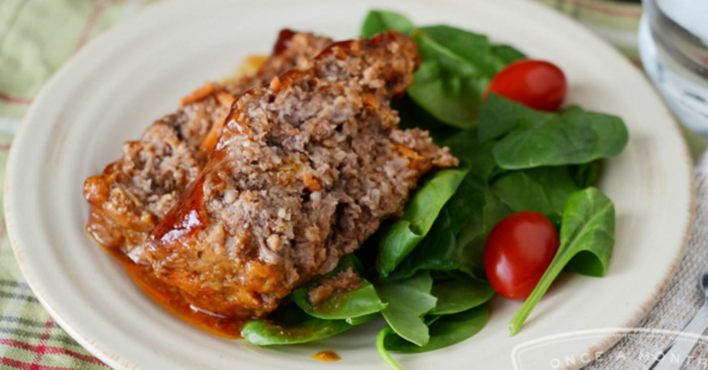 Instant Pot BBQ Meatloaf - Traditional - Dump and Go Dinner | Once A Month Meals