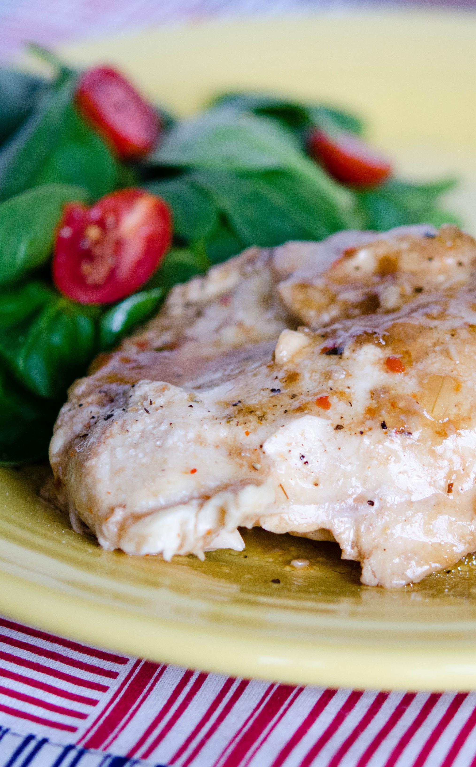 Slow Cooker Zesty BBQ Chicken Traditional Ready to Eat Dinner