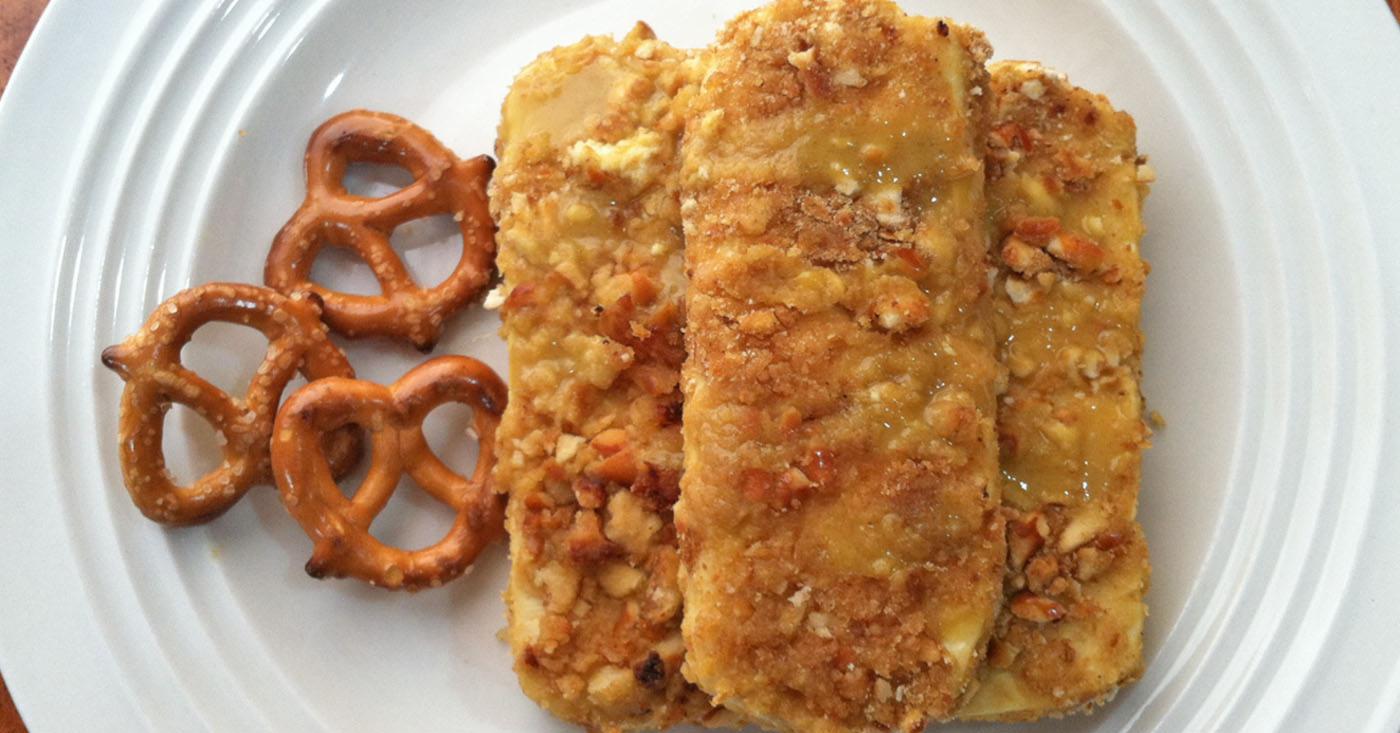 Pretzel Tofu with Honey Marinade Lunch Version Once A Month Meals