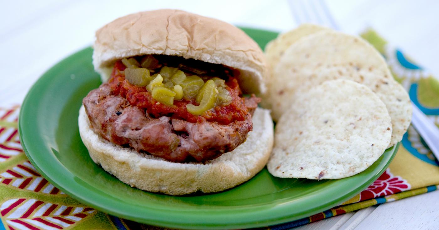 Southwest Chicken Burgers - Lunch Version | Once A Month Meals