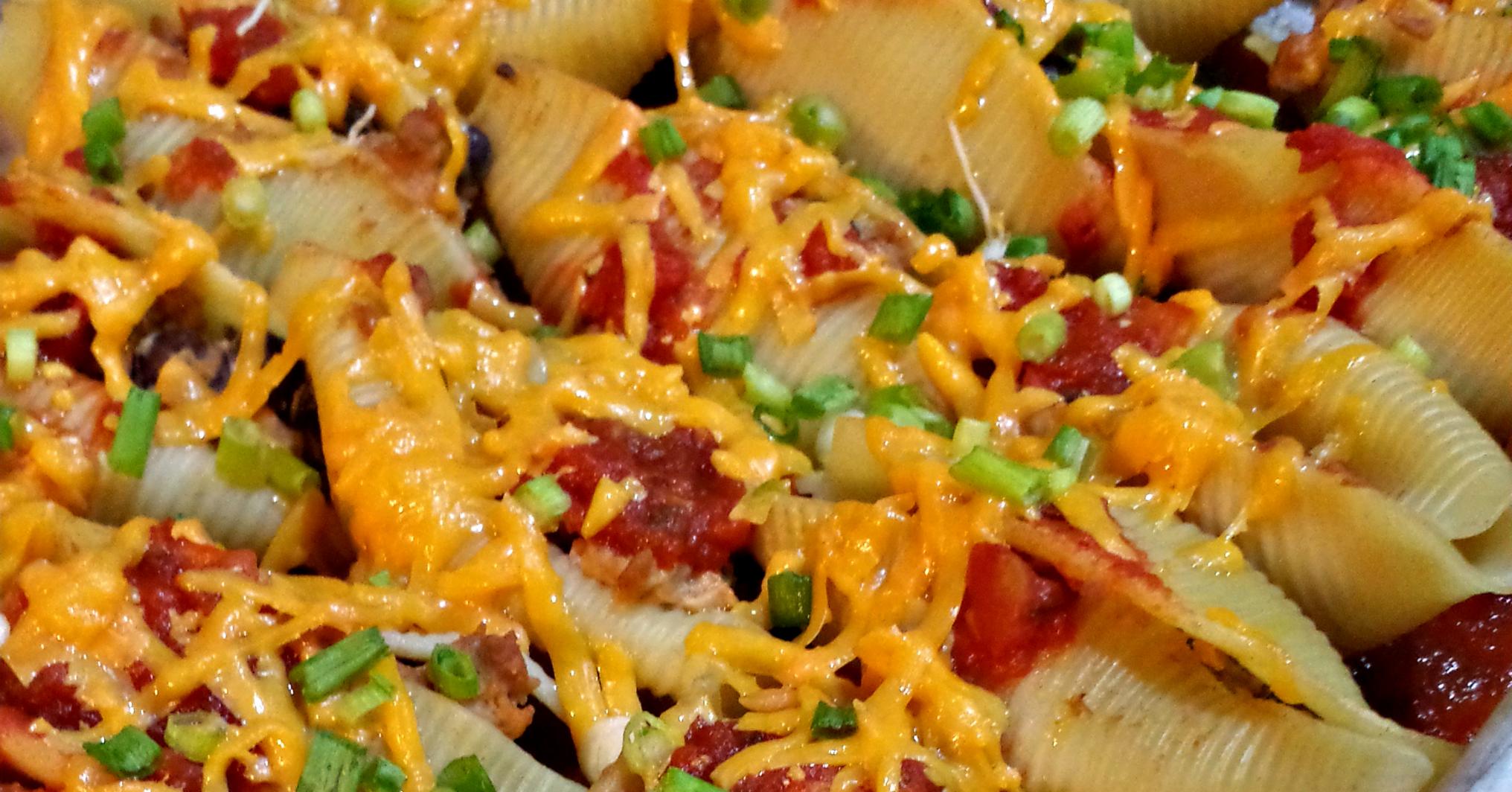 Taco Stuffed Pasta Shells Vegetarian Once A Month Meals
