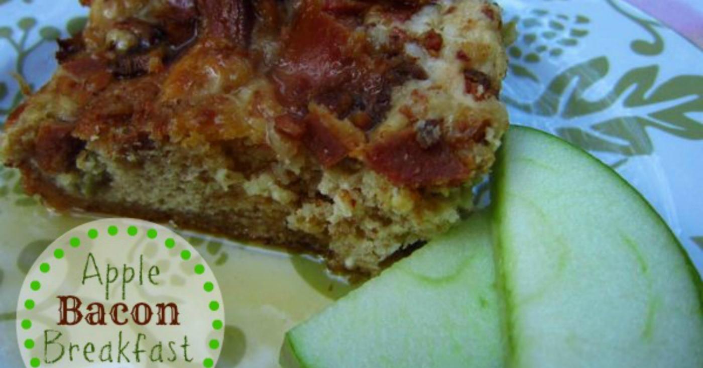 Apple Bacon Breakfast Cake | Once A Month Meals