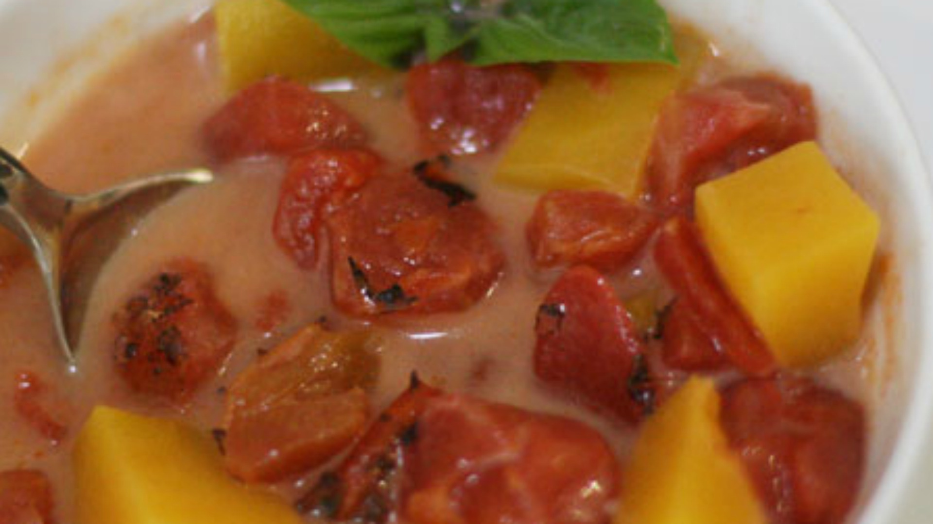 Paleo Tomato and Butternut Squash Soup - Lunch Version | Once A Month Meals