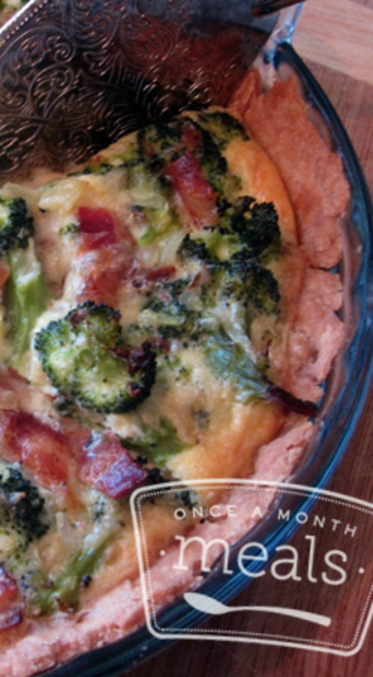 Bacon Broccoli Quiche Once A Month Meals