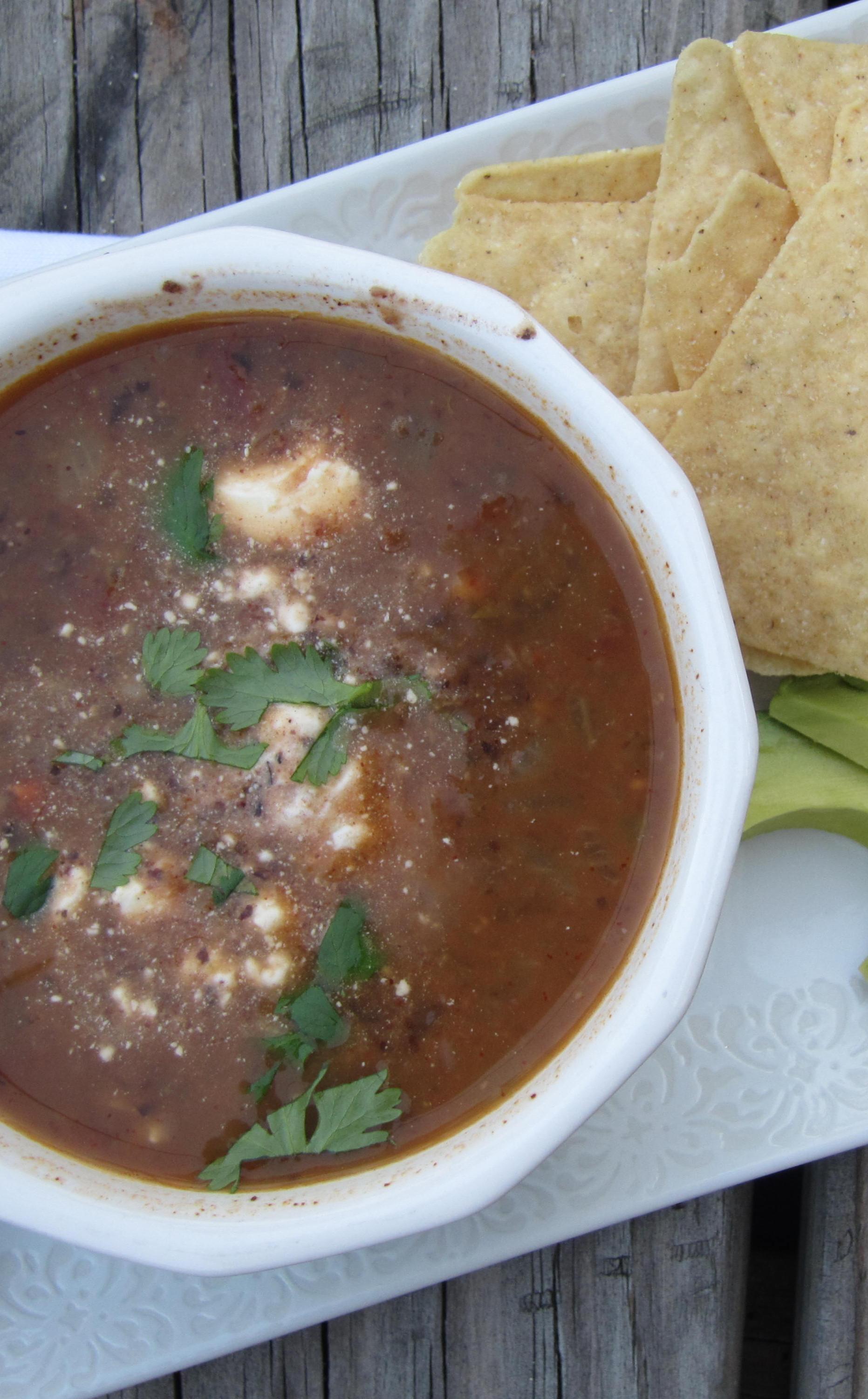 Simple Black Bean Soup - Ready to Eat Dinner | Once A Month Meals