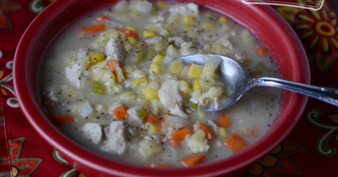 Gluten Free Chicken Noodle Soup - Dump and Go Dinner
