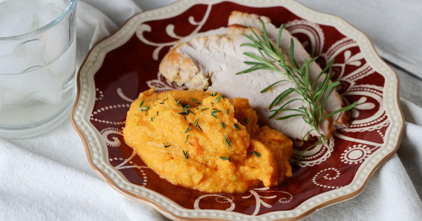 Turkey with Cauliflower Carrot Herb Mash - Ready to Eat Dinner | Once A Month Meals