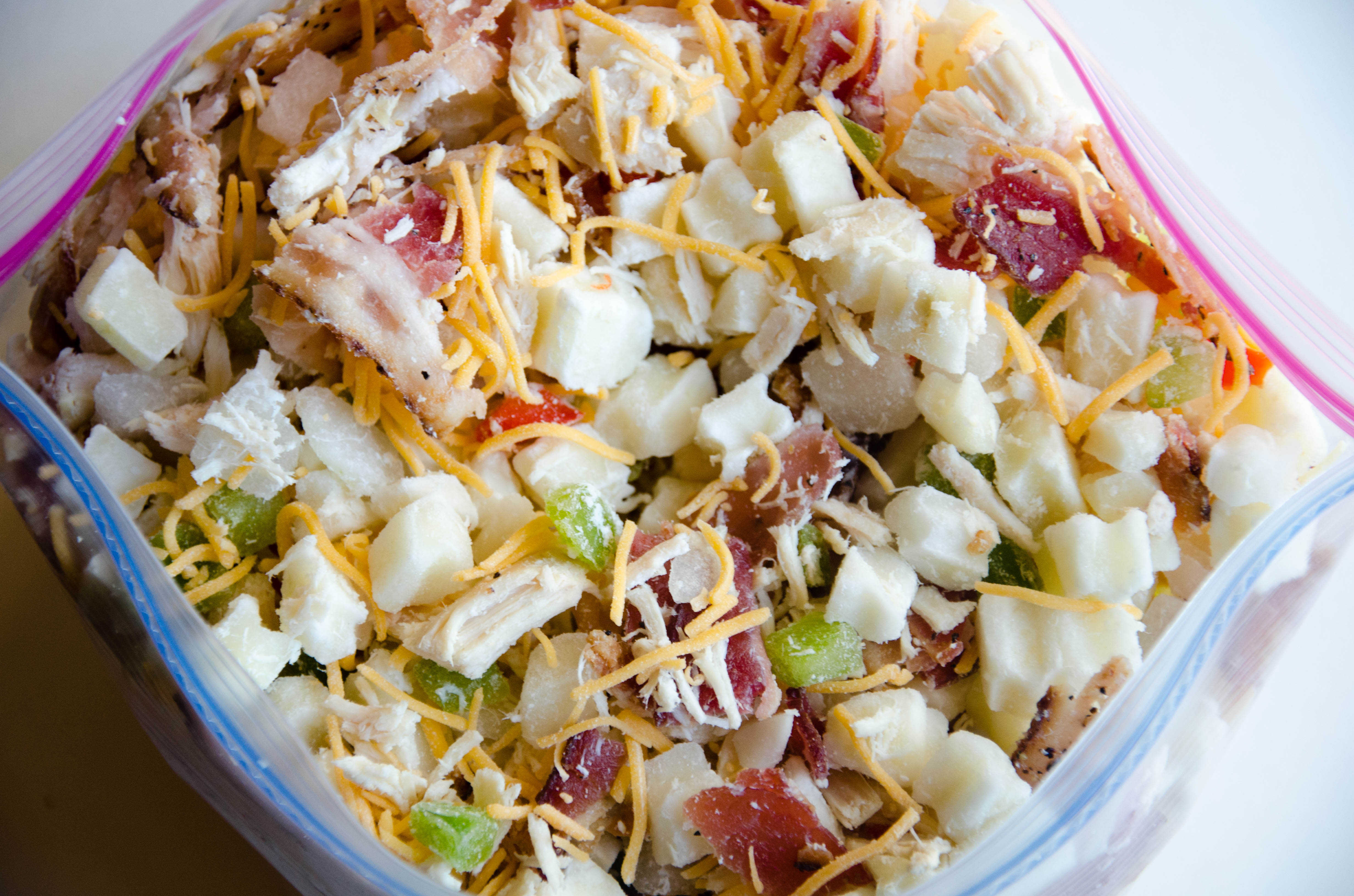 Gluten Free Dairy Free "Cheesy" Hashbrown Chicken - Dump and Go Dinner
