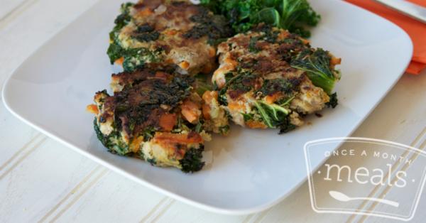 Paleo Turkey and Sweet Potato Patties - Lunch Version | Once A Month Meals