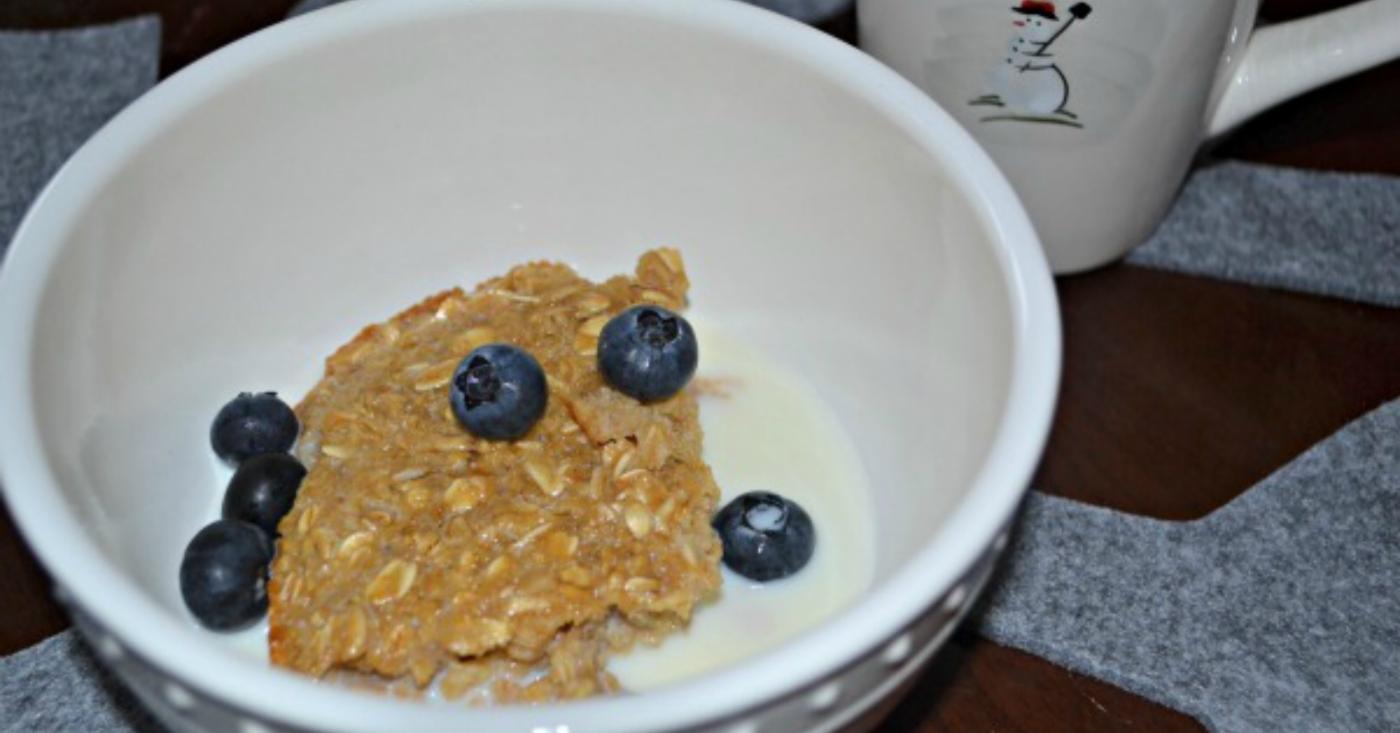 Peanut Butter Baked Oatmeal | Once A Month Meals