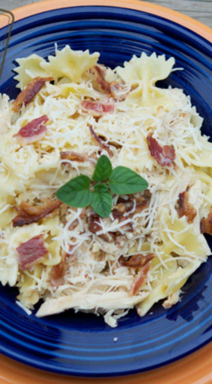 Garlic Chicken Farfalle Ready to Eat Dinner Once A Month Meals