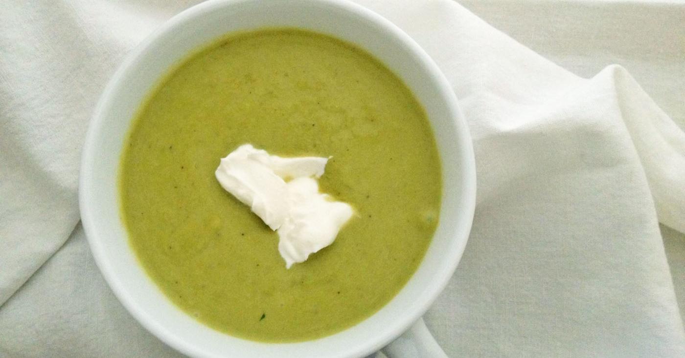 Lemon Parmesan Asparagus Soup Once A Month Meals