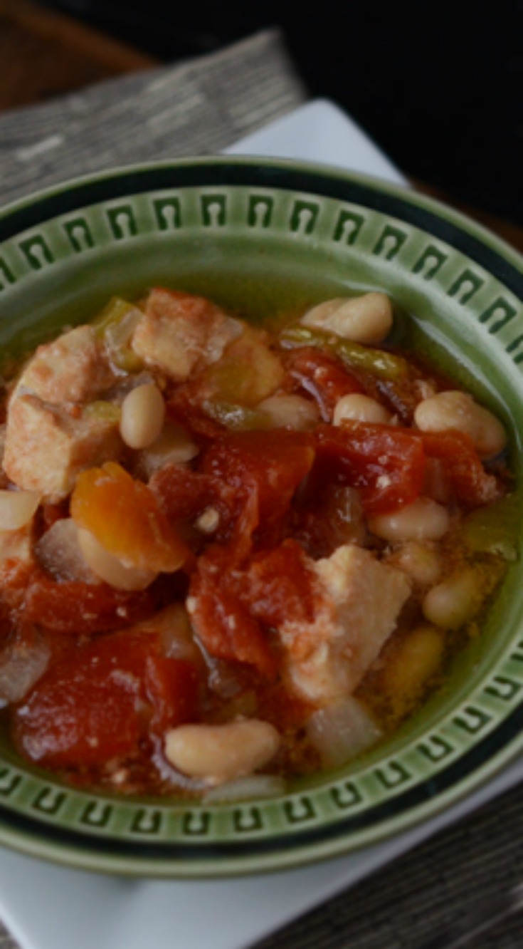 Slow Cooker White Bean Chicken Chili Dump and Go Dinner Once A