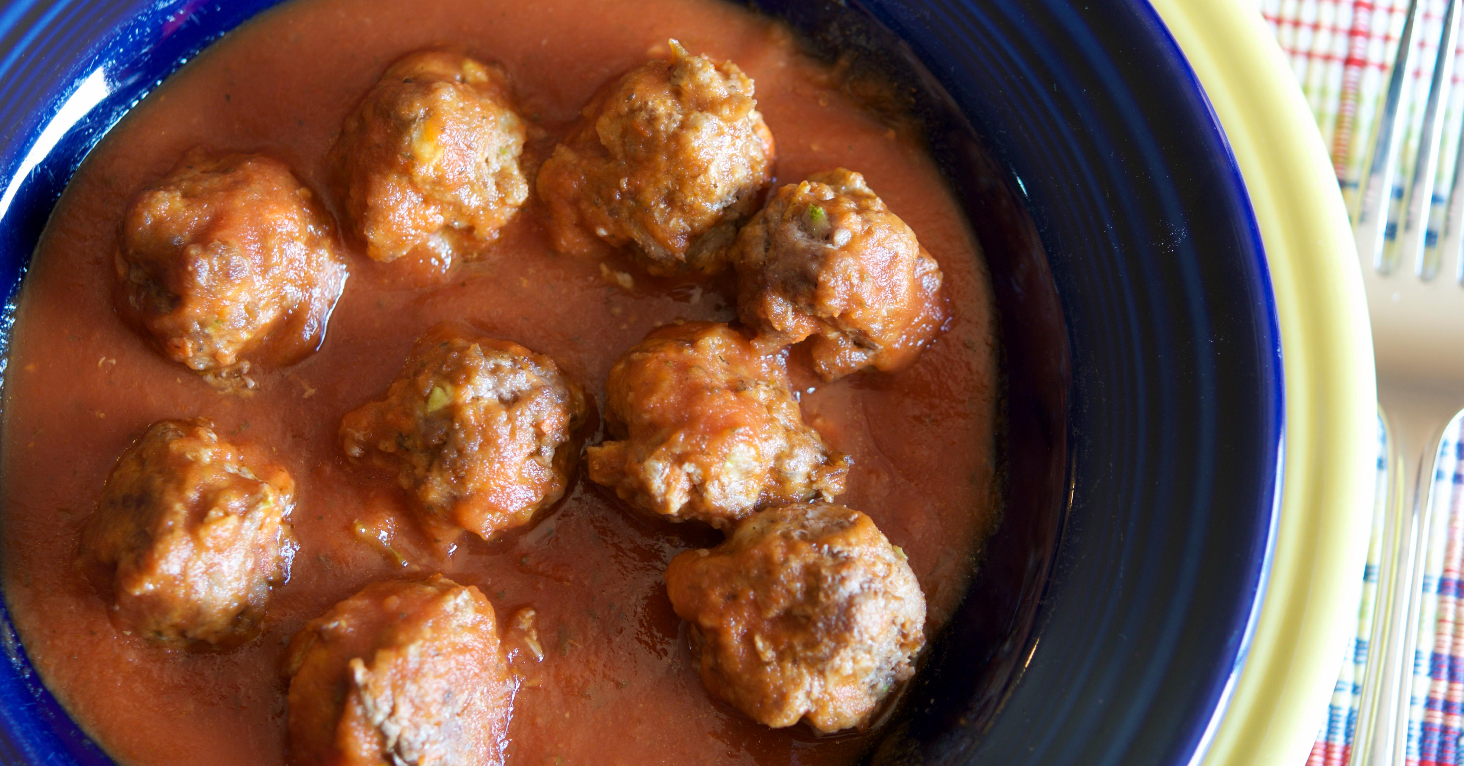 Veggie Loaded Meatballs Dump and Go Dinner Once A Month Meals