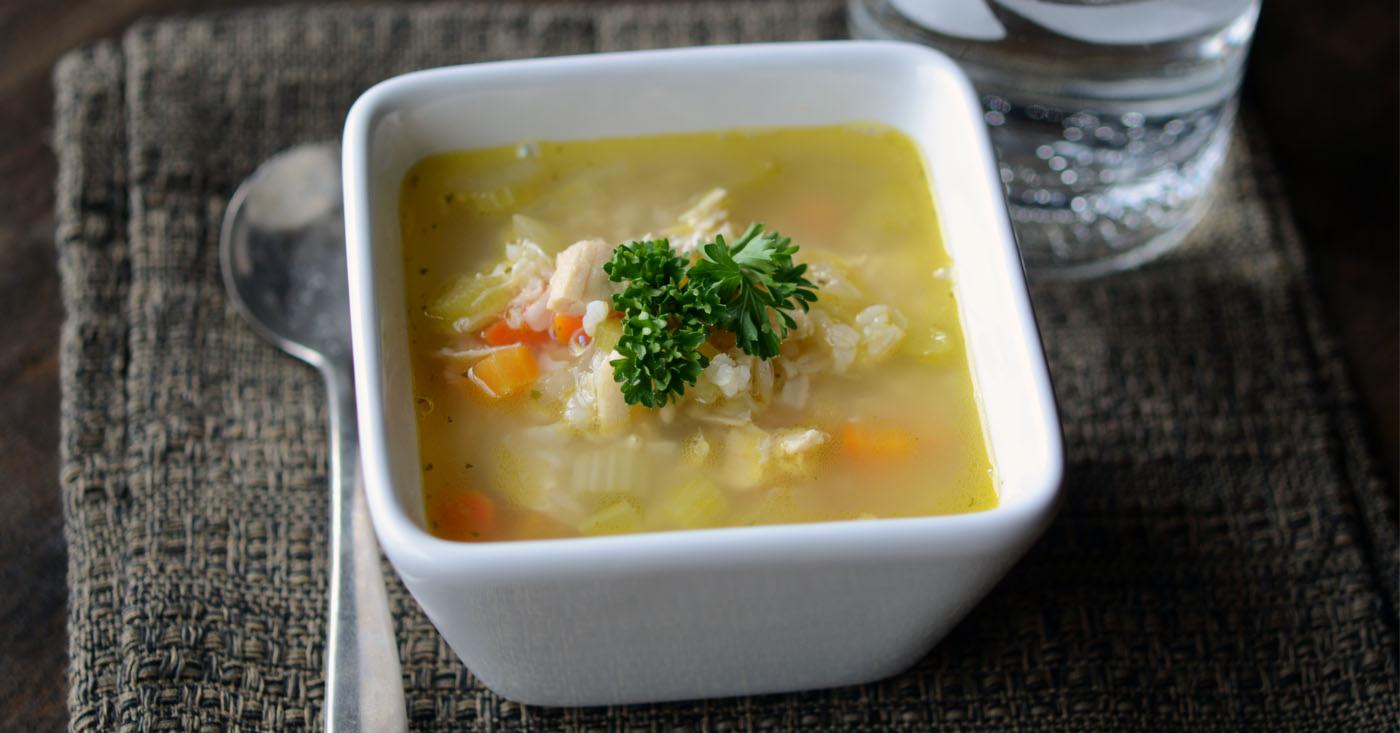 Instant Pot Chicken Ranch and Rice Soup - Traditional Version | Once A Month Meals