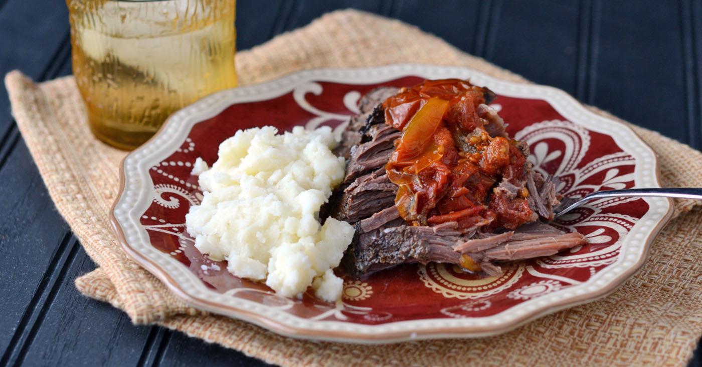 Instant Pot Granny's Italian Beef - Dump and Go Dinner | Once A Month Meals