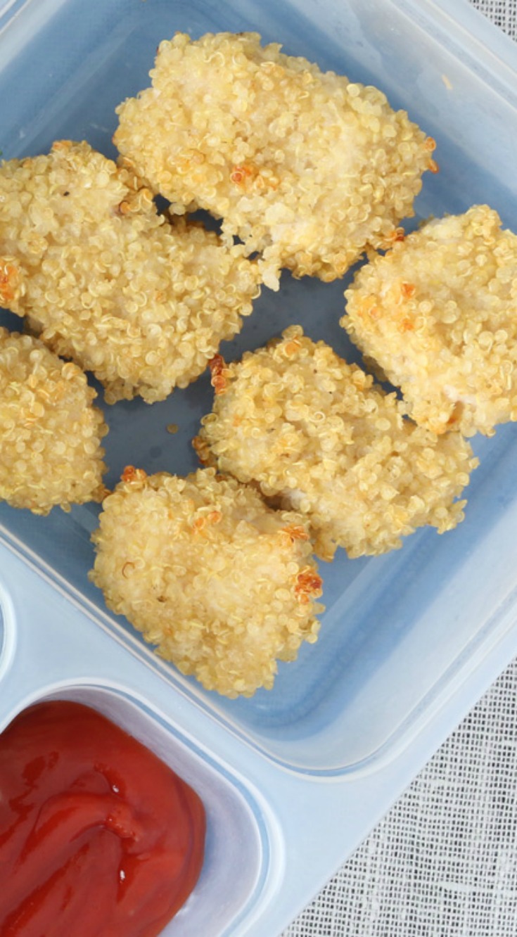 Quinoa Buttermilk Chicken Nuggets Lunch Version Once A Month Meals