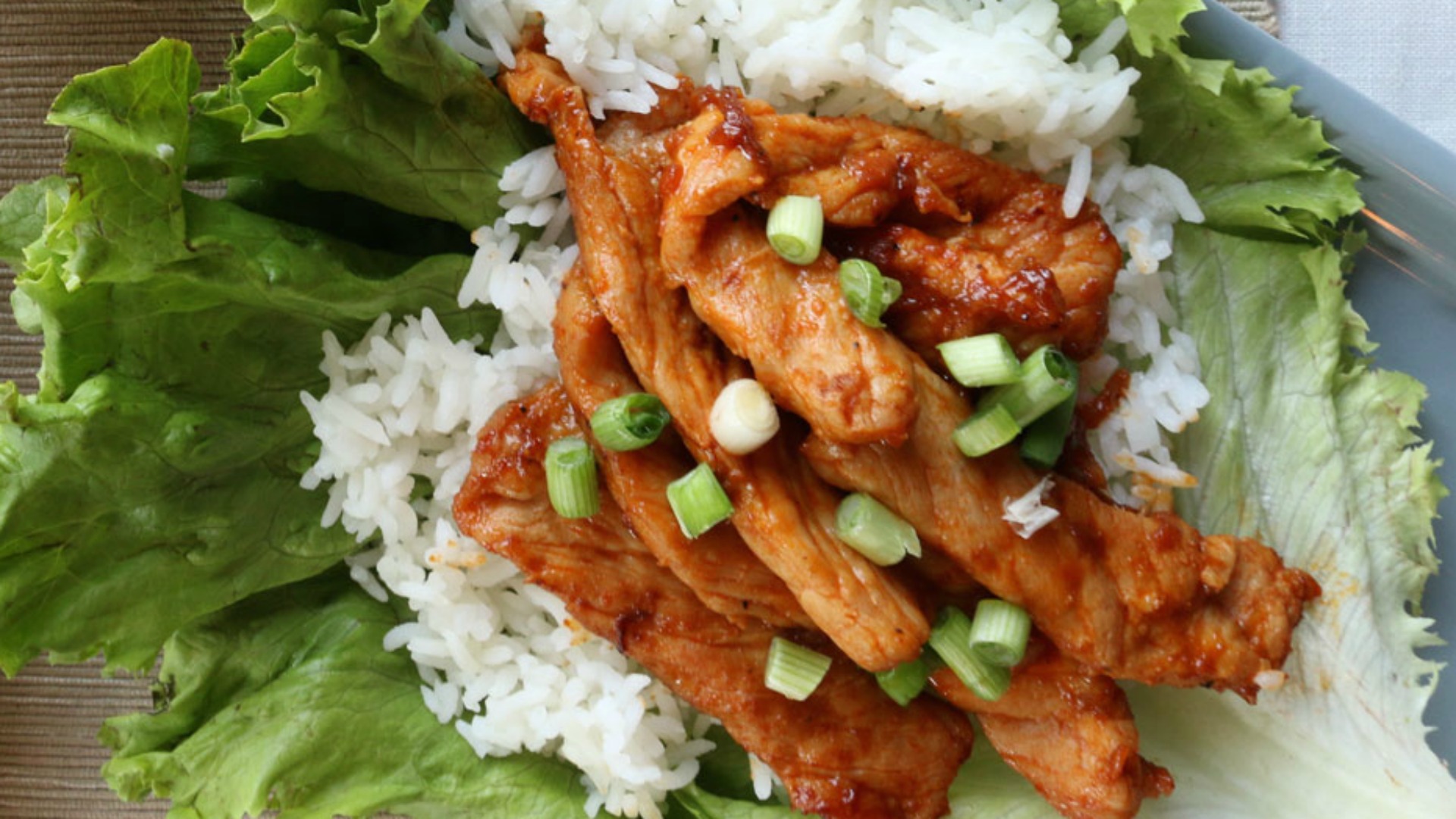 Spicy Korean Pork Wraps Dump and Go Dinner Once A Month Meals