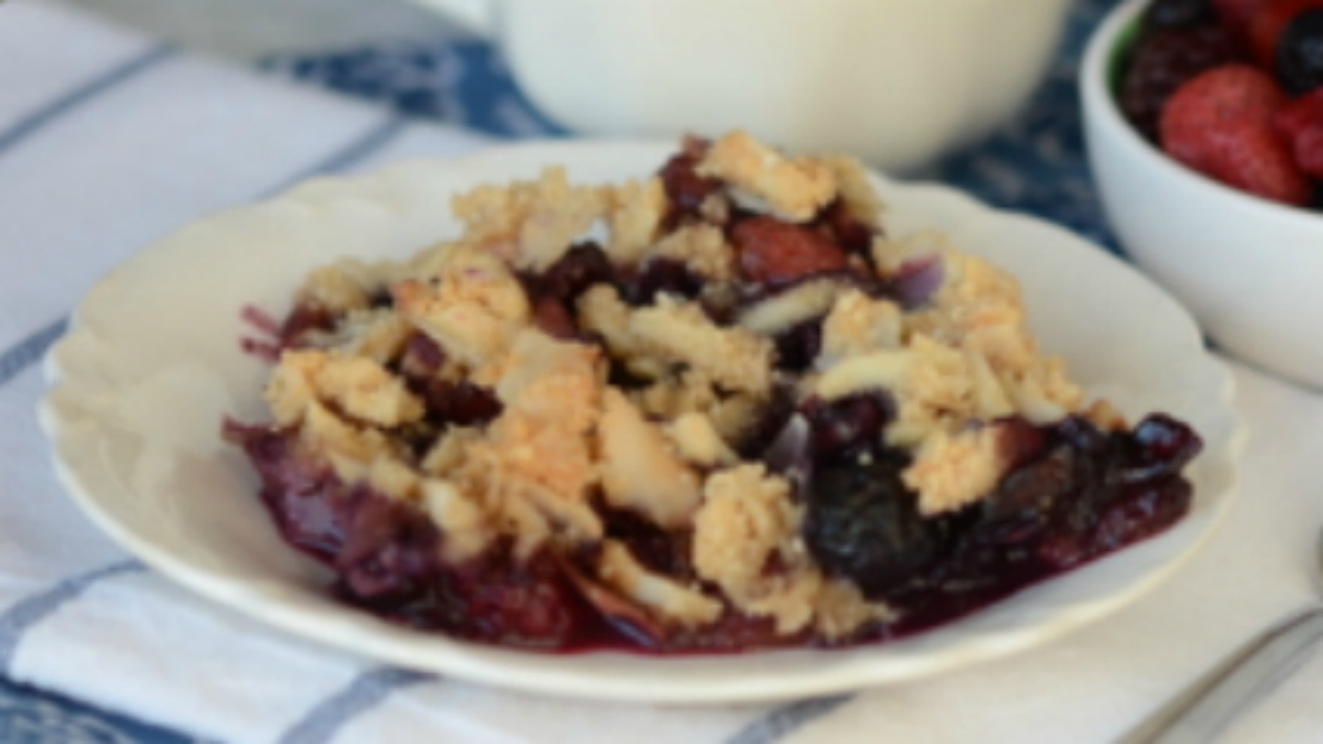 Paleo Berry Crumble | Once A Month Meals