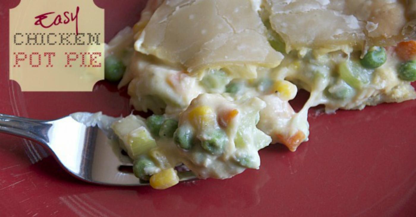 Easy Chicken Pot Pie - Dump and Go Dinner | Once A Month Meals