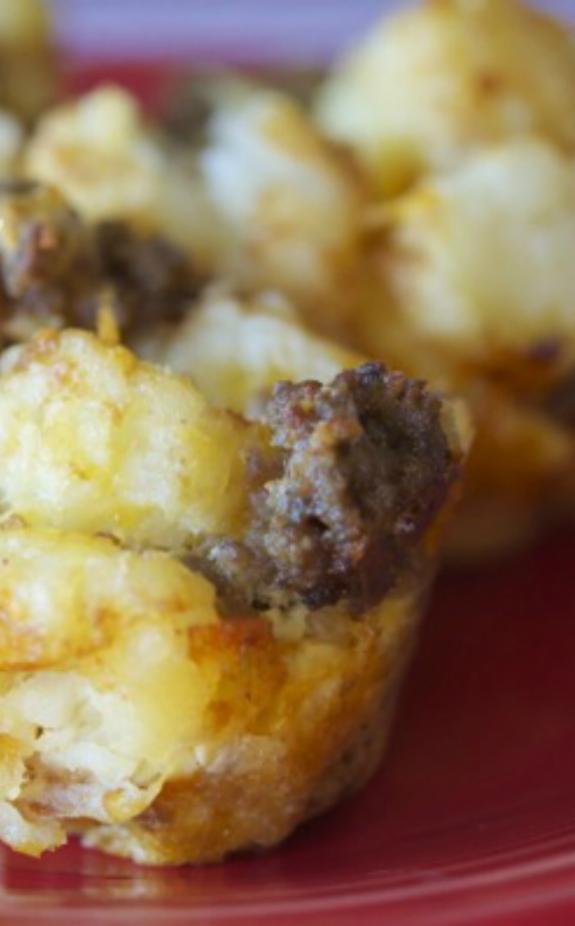 Tater Tot Casserole Muffins Once A Month Meals