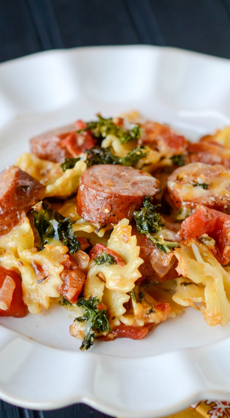 Cheesy Sausage Pasta Bake Once A Month Meals