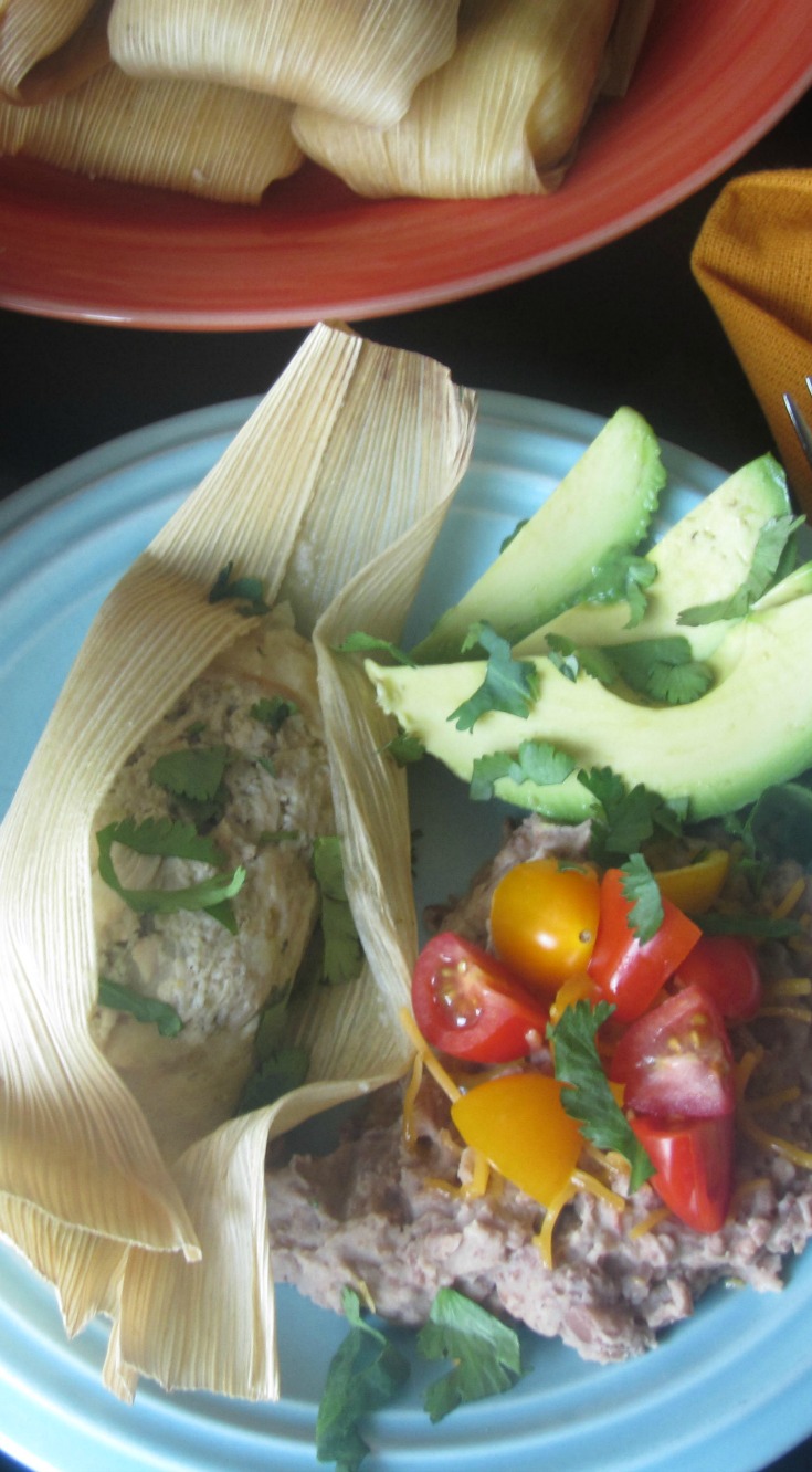 Tamales with Chicken and Salsa Verde Once A Month Meals