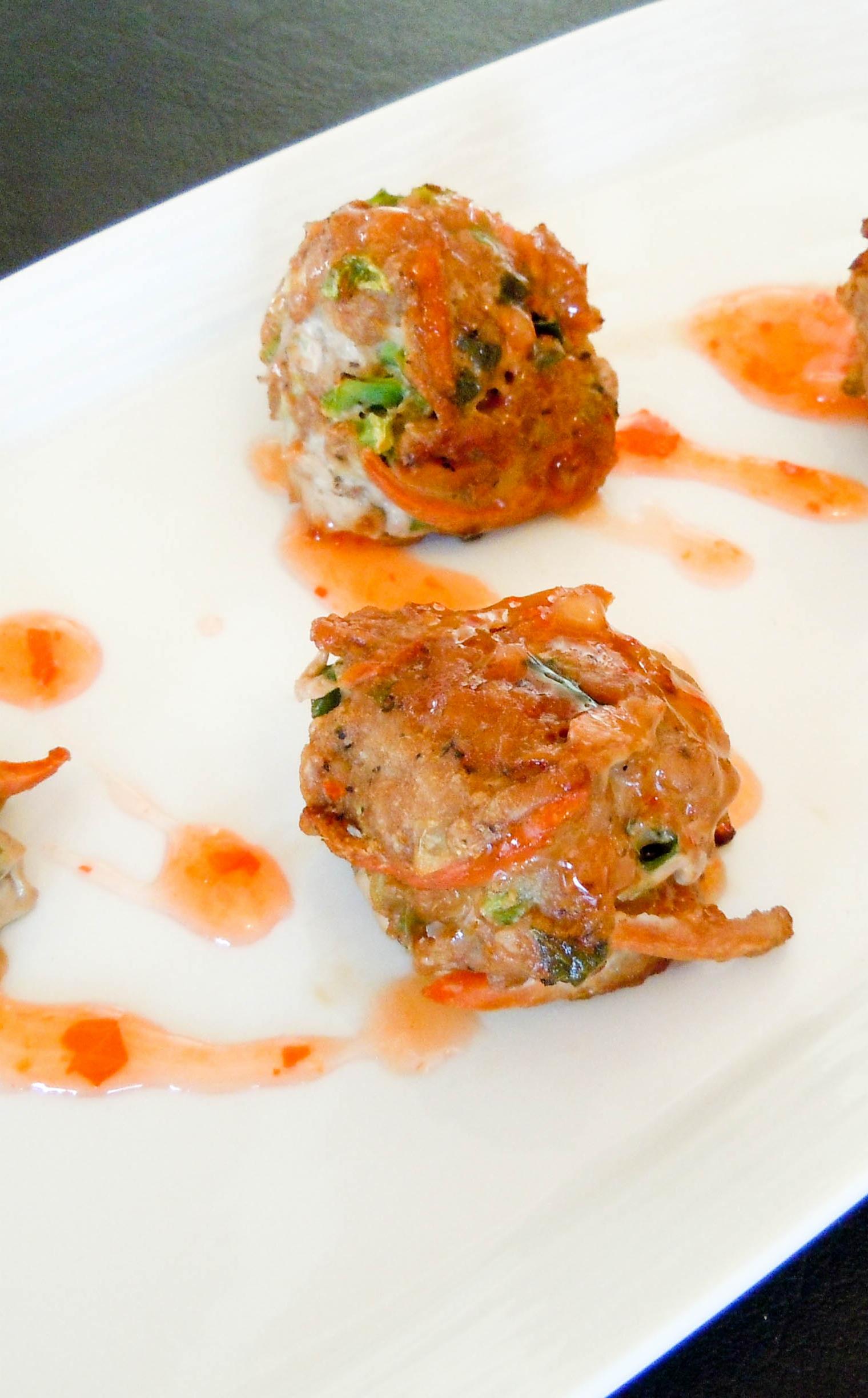 Chili Garlic Meatballs Dump and Go Dinner Once A Month Meals