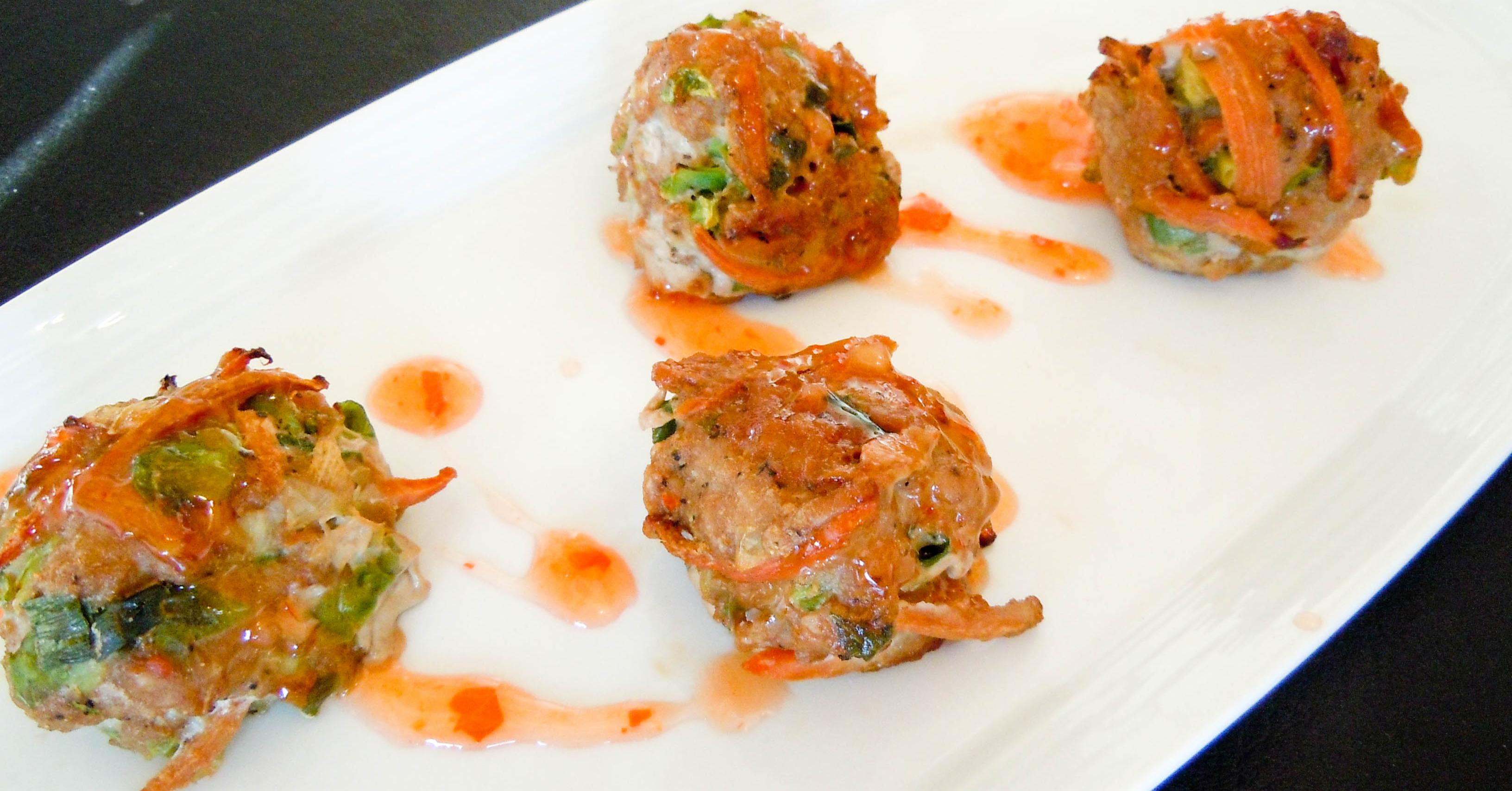 Chili Garlic Meatballs Dump and Go Dinner Once A Month Meals