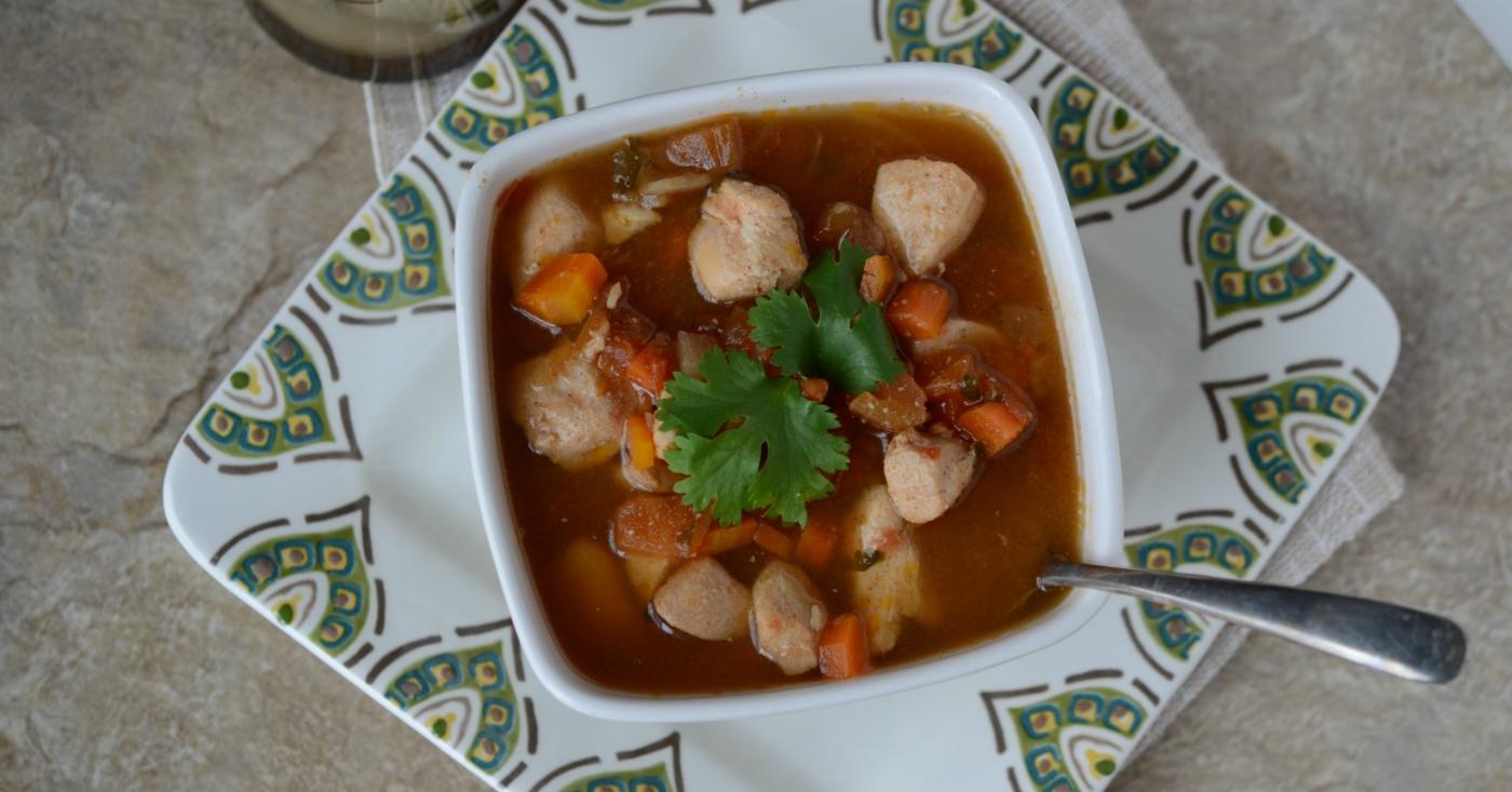 Slow Cooker Mexican Chicken Soup - Dump and Go Dinner