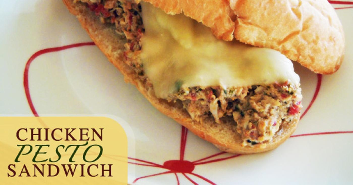 Chicken Pesto Sandwiches - Lunch Version