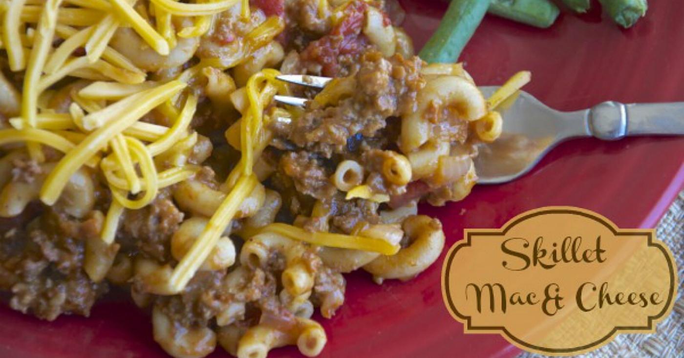 Family Approved: Skillet Mac and Cheese - Camping - Ready to Eat Dinner | Once A Month Meals