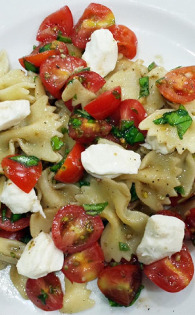 Caprese Pasta Salad - Lunch Version | Once A Month Meals