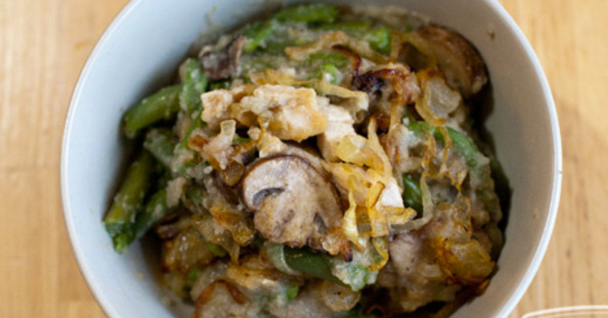 Paleo Green Bean Casserole with Turkey | Once A Month Meals