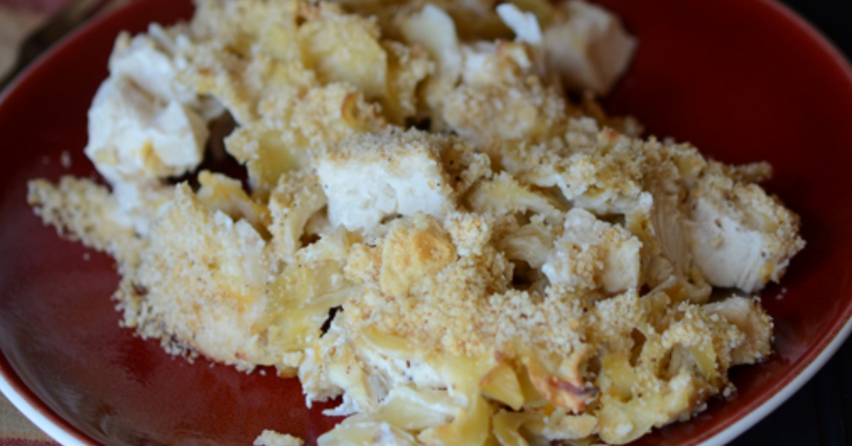 Chicken Noodle Casserole - Dump and Go Dinner
