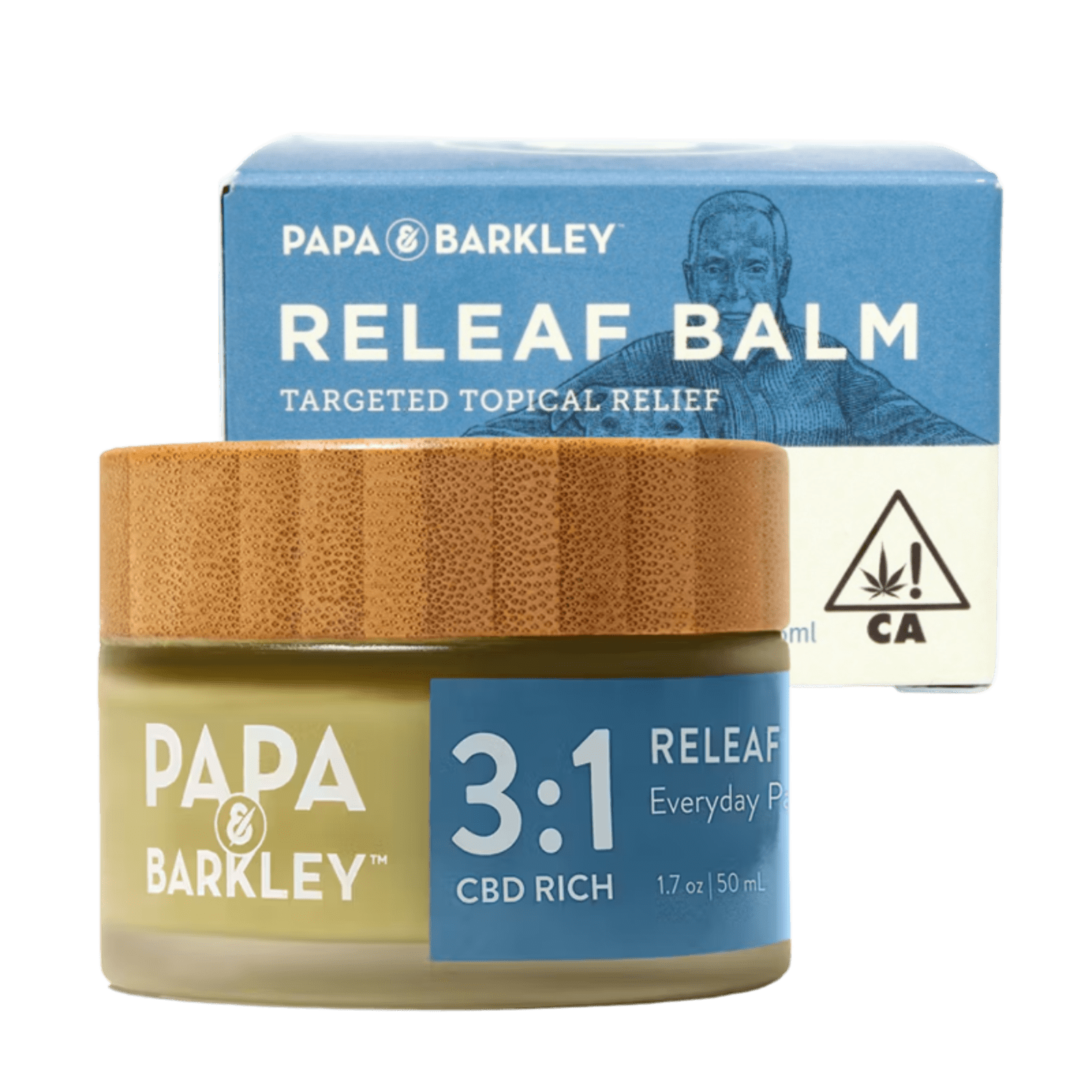 Releaf Balm | 3:1 CBD:THC (50ml) | Papa & Barkley