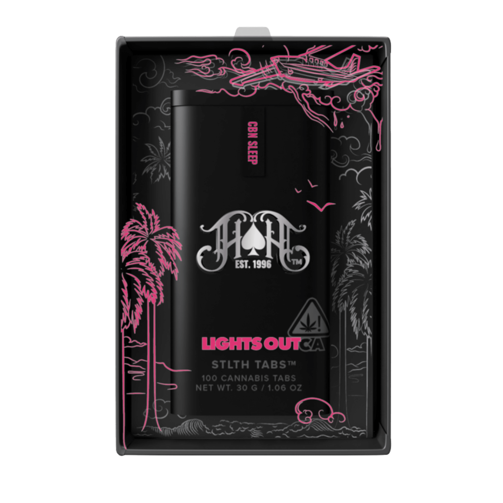 Lights Out Tablets (I) | 1000mg THC: 500mg CBN 100 Pk tablets | Heavy Hitters - view 2