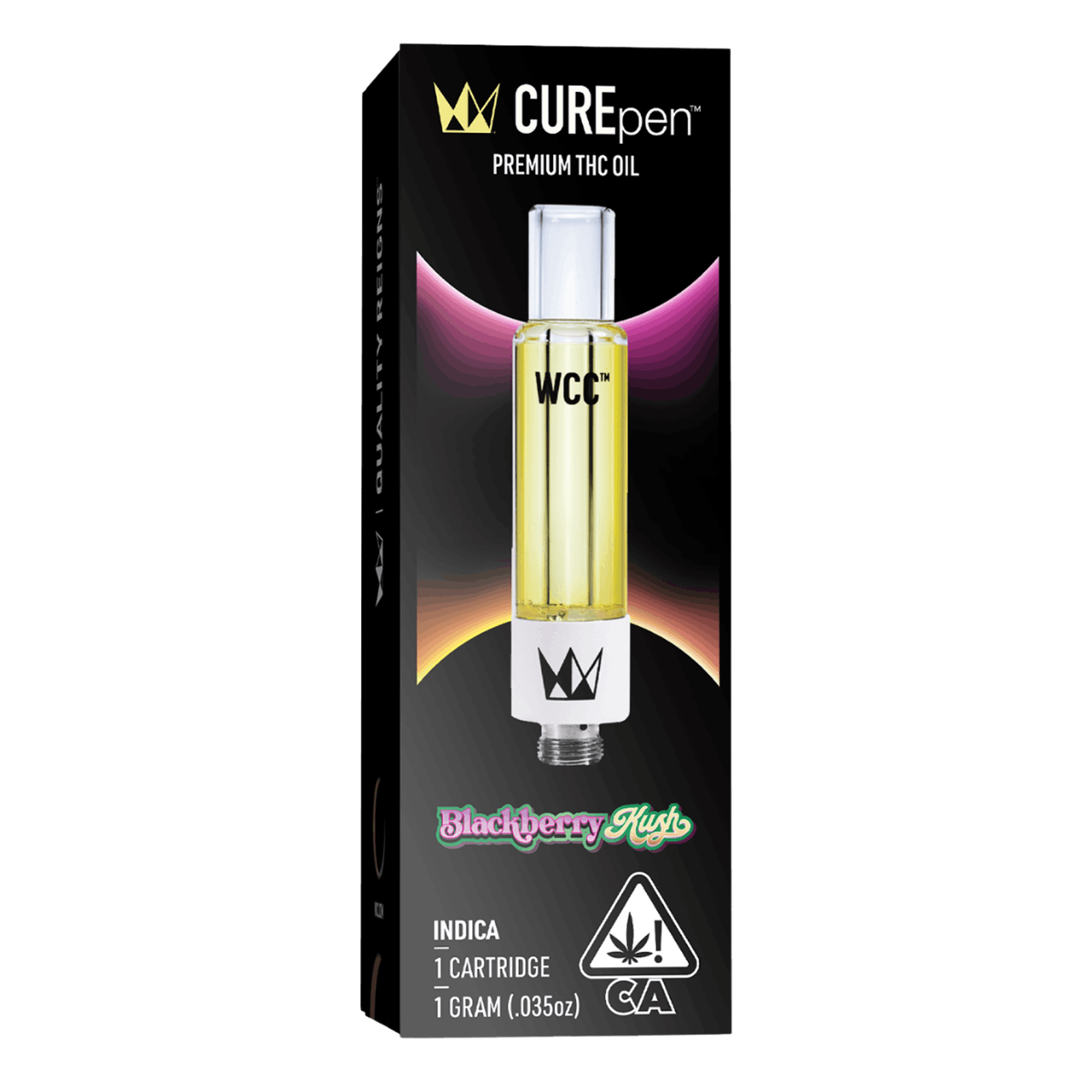 Blackberry Kush (I) | 1g CUREpen Vape Cartridge | West Coast Cure - view 3