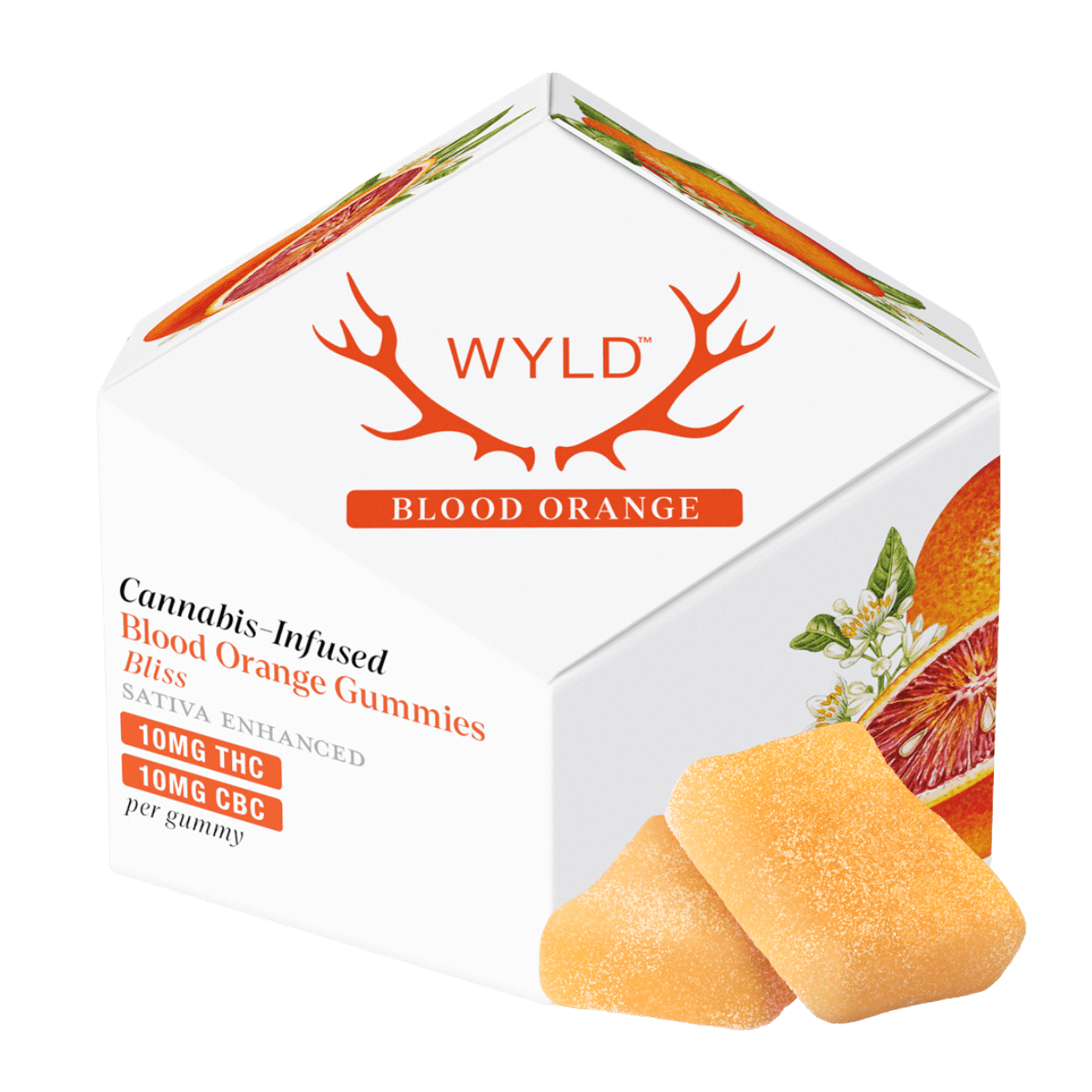 Blood Orange (H) | 10mg CBC 10mg THC  10Pk Gummies | Wyld