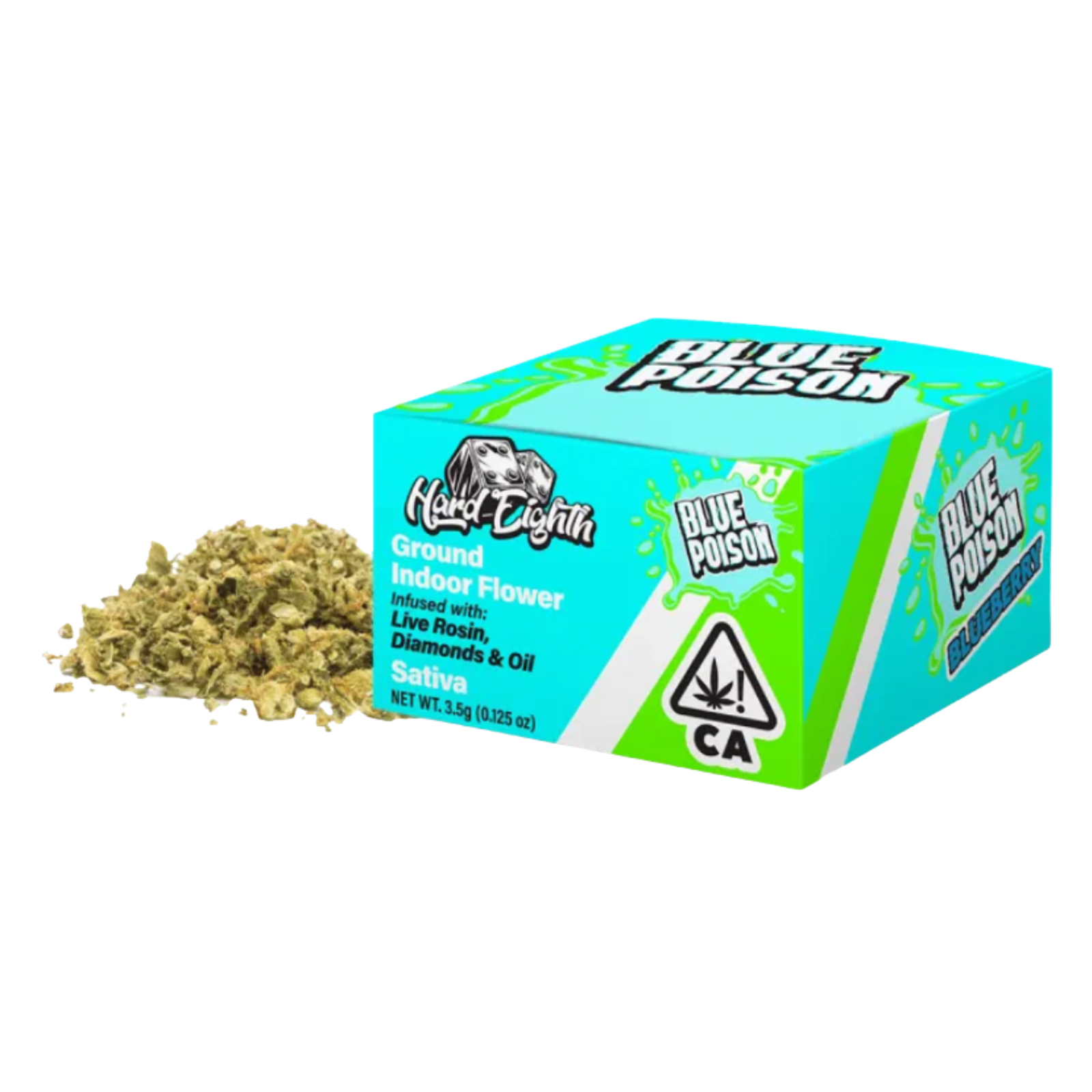 Blue Poison (S) | 3.5g Infused Flower | Hard Eighth