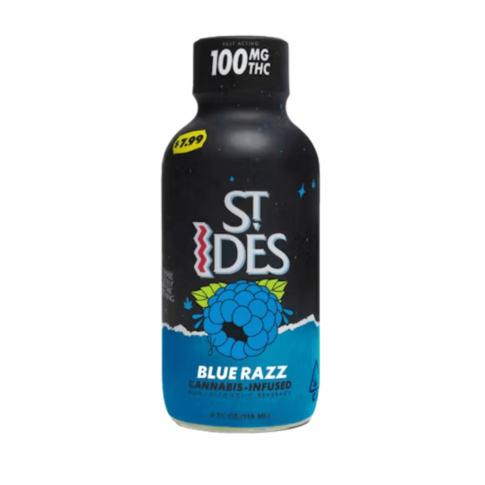 Blue Razz (Single) | 100mg 4os Shot | St Ides